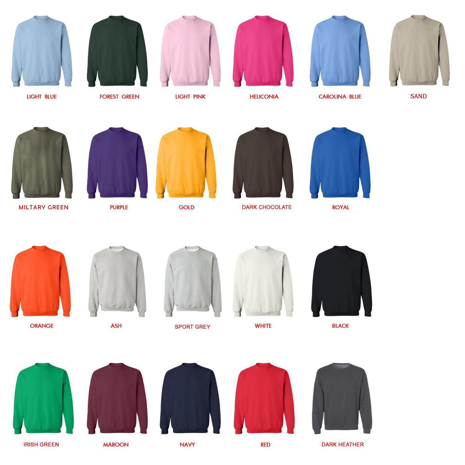 sweatshirt color chart - Devilman Crybaby Shop