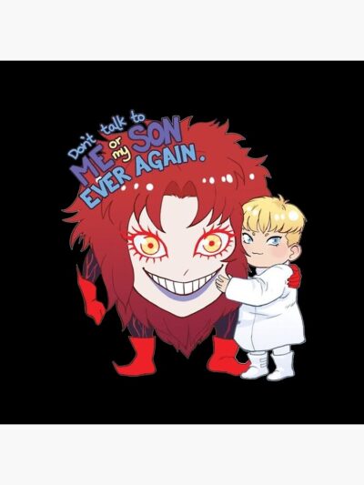 Alternative view of Devilman Crybaby Devil Soul Energy Throw Pillow