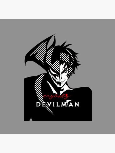 Alternative view of Devilman Crybaby Chaos Dark Design Tapestry