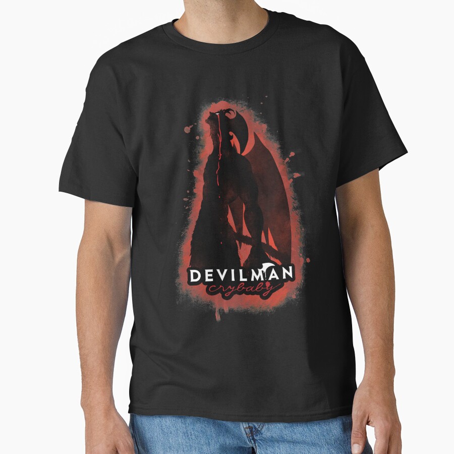 Devilman Crybaby Shadow Devil Form T-shirt - Image 3
