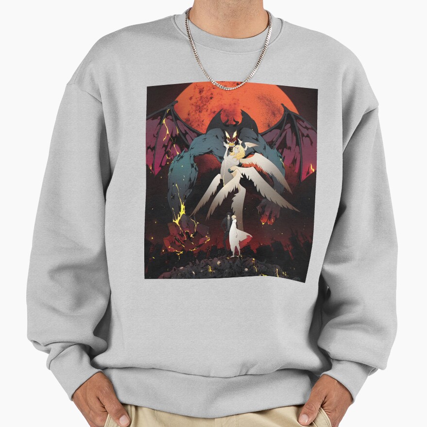 Devilman Crybaby Cool Akira Devil Sweatshirt - Image 4