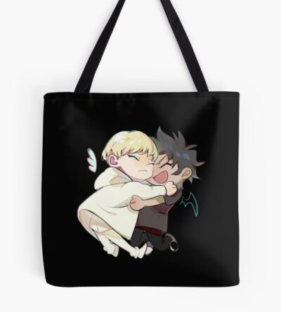 Chibi Ryo Asuka And Fudo Akira Tote Bag