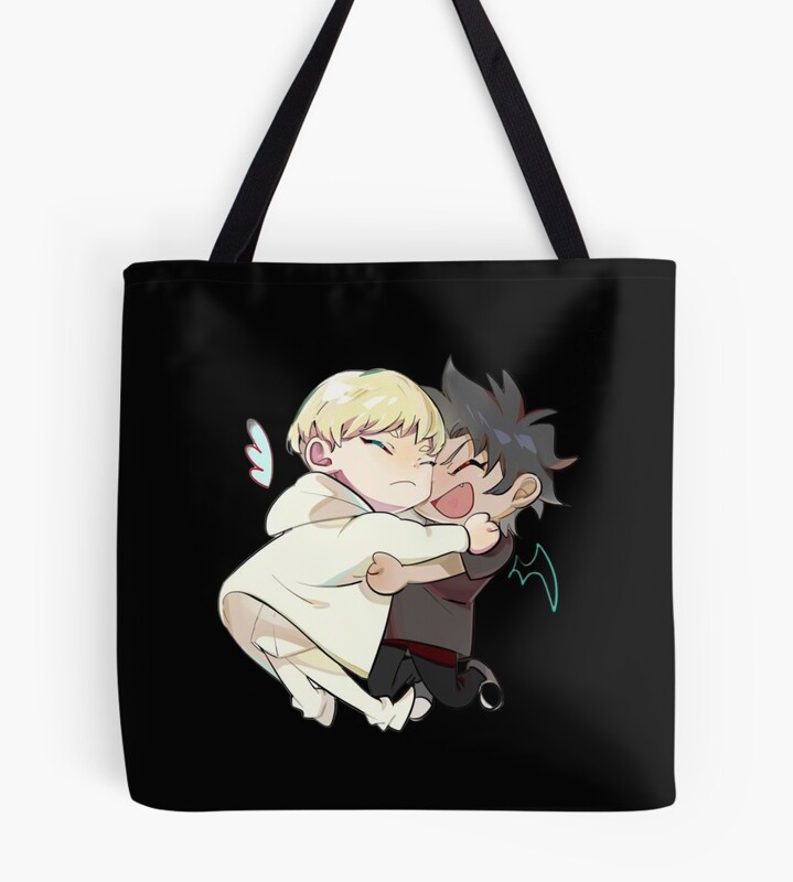 Chibi Ryo Asuka And Fudo Akira Tote Bag