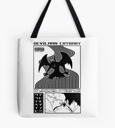 Devilman Crybaby Dark Demon Core Tote Bag