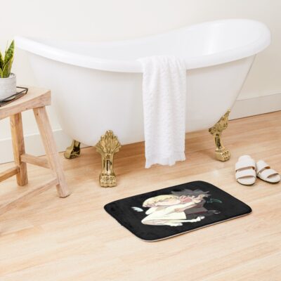 Alternative view of Akira Fudo Devilman Crybaby Shadow Bath Mat