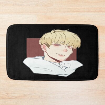 Ryo Asuka Devilman Crybaby White Bath Mat