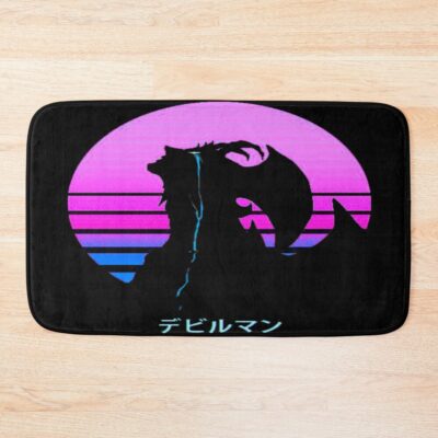 Akira Fudo Devilman Crybaby Poster Bath Mat