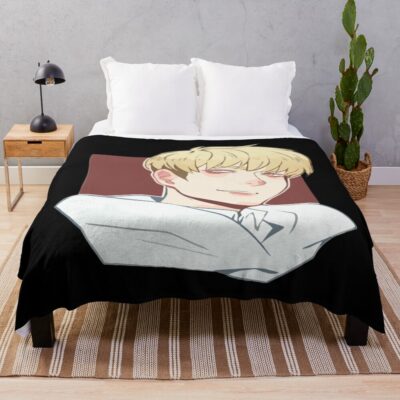 Devilman Crybaby Dark Ryo Asuka Throw Blanket