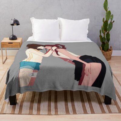 Miki Kuroda And Miki Makimura Throw Blanket