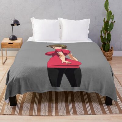 Devilman Crybaby Cute Miki Makimura Throw Blanket
