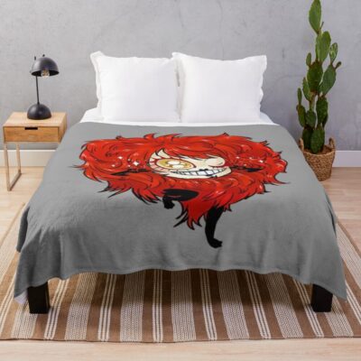 Devilman Crybaby Urban Grunge Aesthetic Throw Blanket