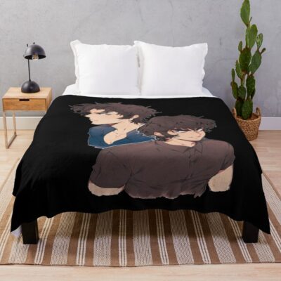 Devilman Crybaby Fudo Akira Demon Throw Blanket