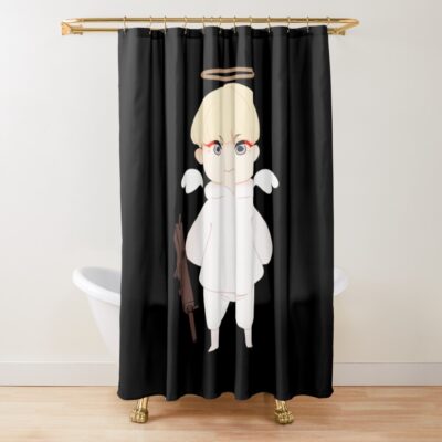 Devilman Crybaby Ryo Asuka Angle Shower Curtain