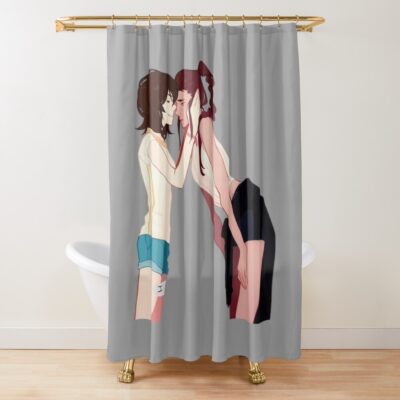 Miki Kuroda And Miki Makimura Shower Curtain
