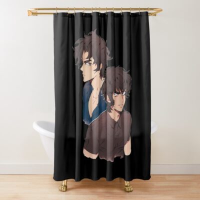 Devilman Crybaby Fudo Akira Demon Shower Curtain