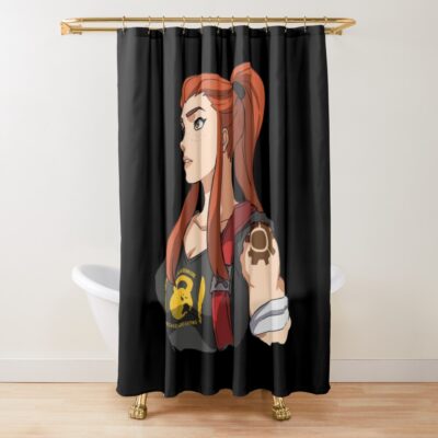 Devilman Crybaby Miki Kuroda Shower Curtain