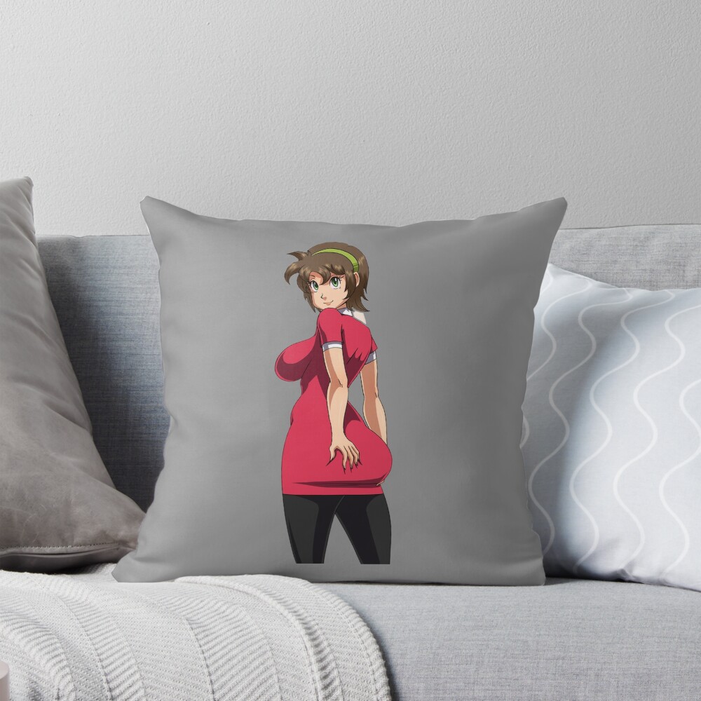 Devilman Crybaby Cute Miki Makimura Throw Pillow
