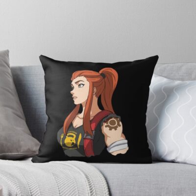 Devilman Crybaby Miki Kuroda Throw Pillow