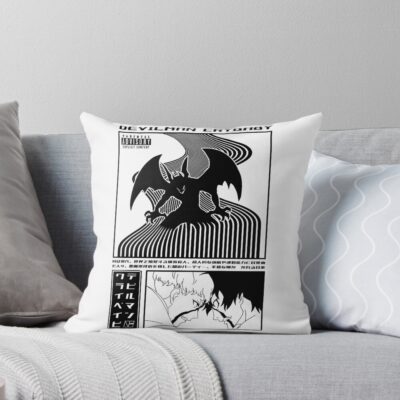 Devilman Crybaby Dark Demon Core Throw Pillow