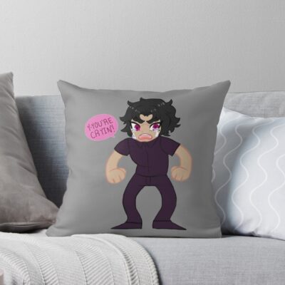 Devilman Crybaby You Are Crying Throw Pillow